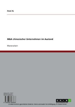 M&A chinesischer Unternehmen im Ausland