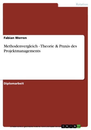 Methodenvergleich - Theorie & Praxis des Projektmanagements main product photo