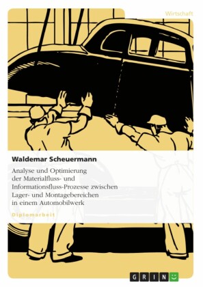 Analyse und Optimierung der Materialfluss- und Informationsfluss-Prozesse zwischen Lager- und Montagebereichen in einem Automobilwerk