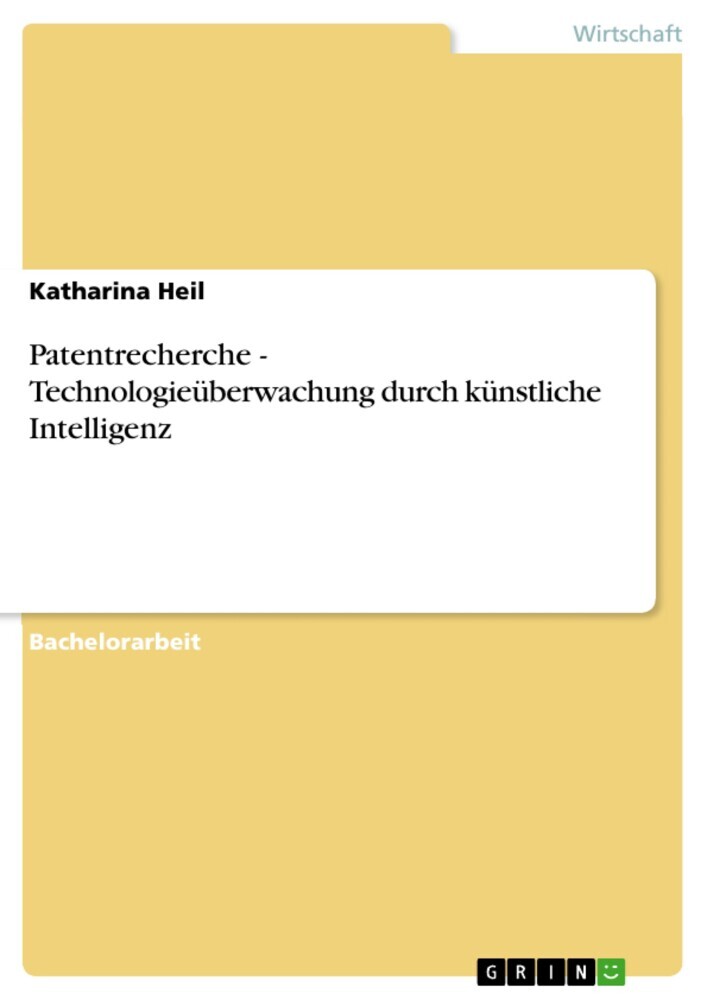 Patentrecherche - Technologieüberwachung durch künstliche Intelligenz main product photo
