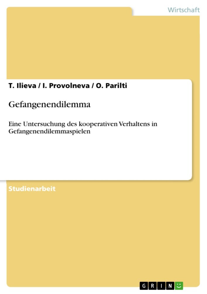 Gefangenendilemma main product photo