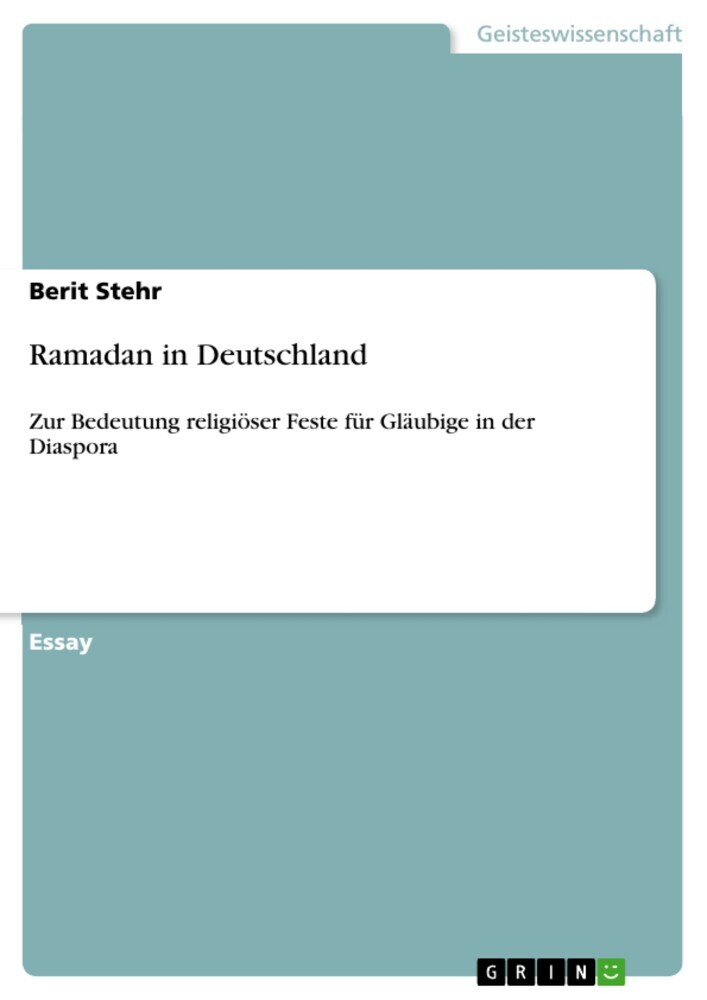 Ramadan in Deutschland main product photo
