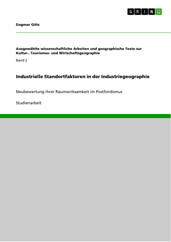 Industrielle Standortfaktoren in der Industriegeographie main product photo