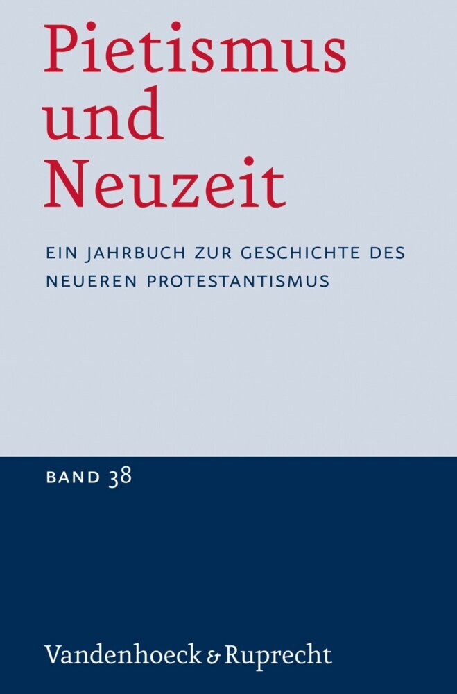 Pietismus und Neuzeit Band 38 - 2012 main product photo