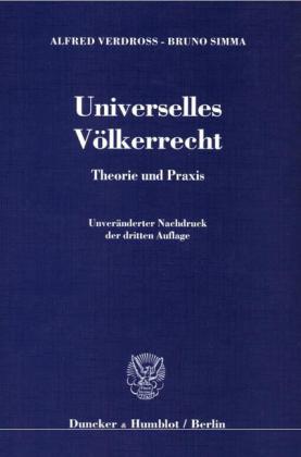 Universelles Völkerrecht.