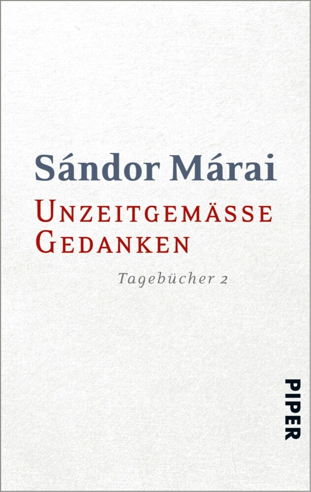 Unzeitgemäße Gedanken main product photo