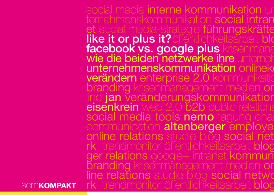 Like it or Plus it? - Facebook vs. Google Plus main product photo