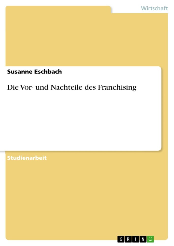 Die Vor- und Nachteile des Franchising main product photo