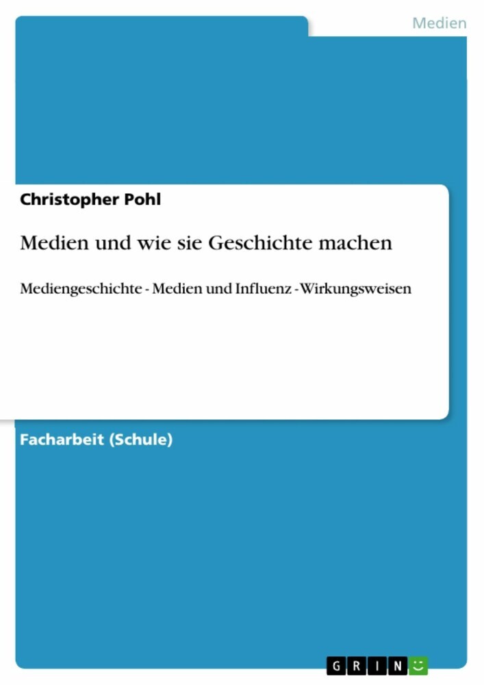 Medien und wie sie Geschichte machen main product photo