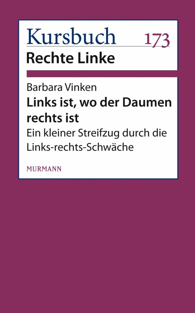 Links ist, wo der Daumen rechts ist main product photo