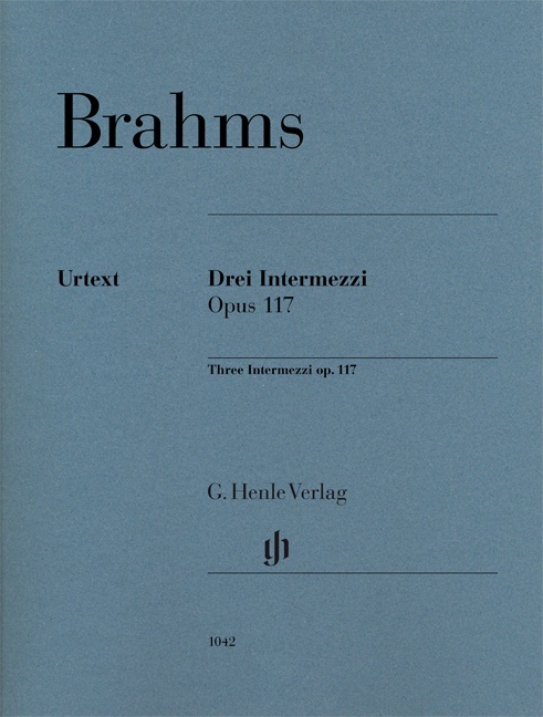 Johannes Brahms - 3 Intermezzi op. 117 main product photo