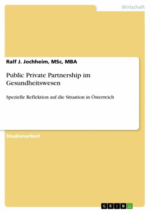 Public Private Partnership im Gesundheitswesen