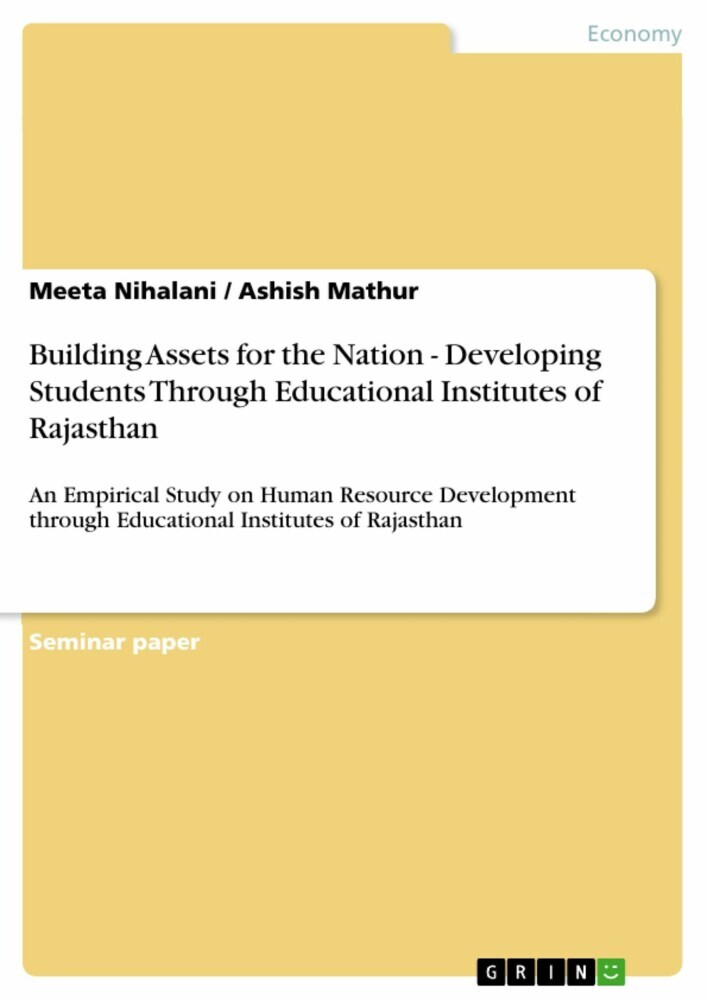 Building Assets for the Nation - Developing Students Through Educational Institutes of Rajasthan main product photo