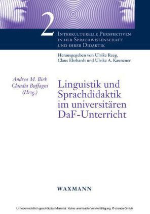 Linguistik und Sprachdidaktik im universitären DaF-Unterricht