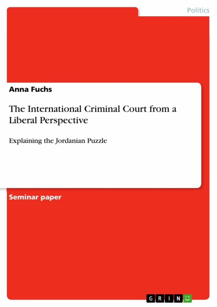 The International Criminal Court from a Liberal Perspective main product photo