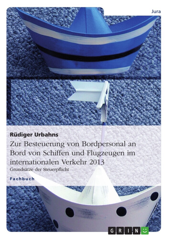 Zur Besteuerung von Bordpersonal an Bord von Schiffen und Flugzeugen im internationalen Verkehr 2013 main product photo