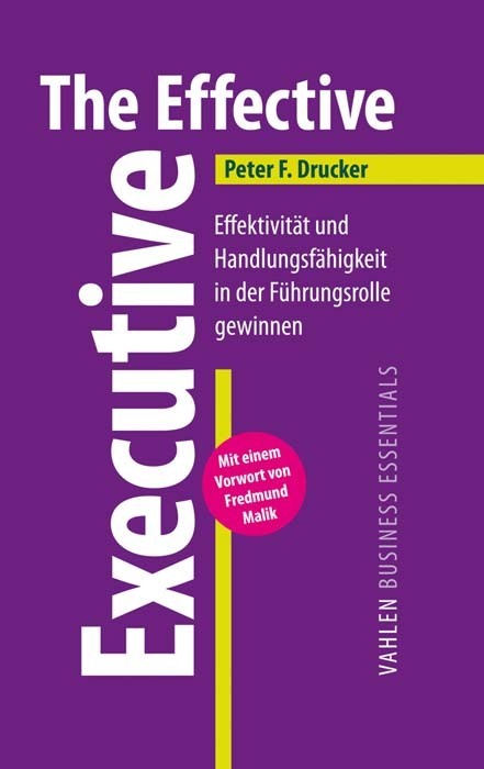 The Effective Executive main product photo