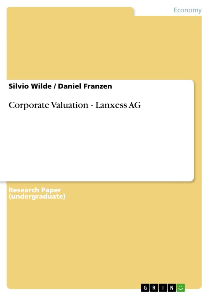 Corporate Valuation - Lanxess AG main product photo