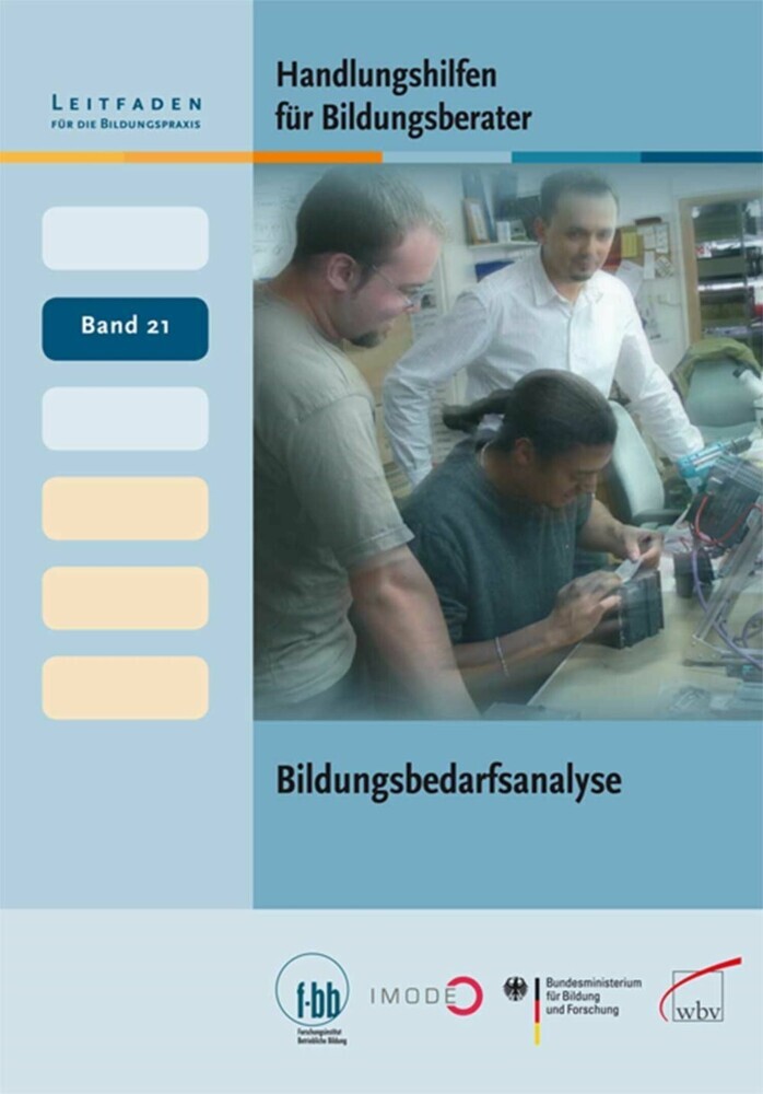 Handlungshilfen für Bildungsberater: Bildungsbedarfsanalyse main product photo