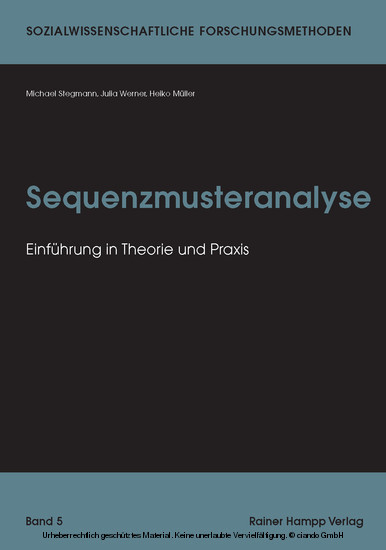 Sequenzmusteranalyse main product photo