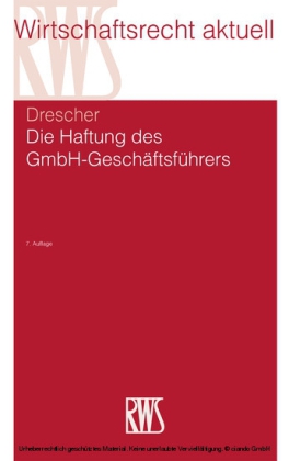 Die Haftung des GmbH-Geschäftsführers
