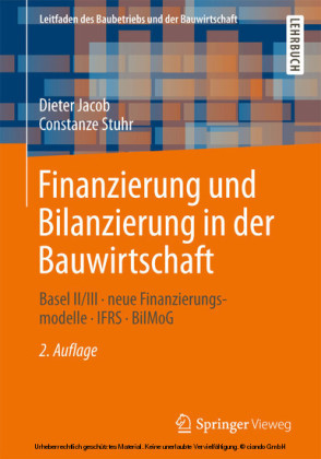 Finanzierung und Bilanzierung in der Bauwirtschaft