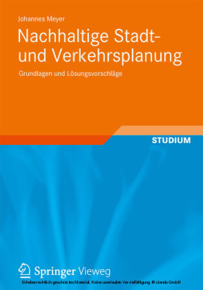 Nachhaltige Stadt- und Verkehrsplanung