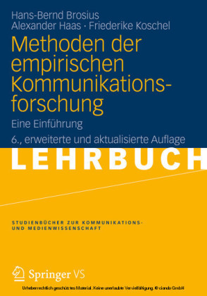 Methoden der empirischen Kommunikationsforschung