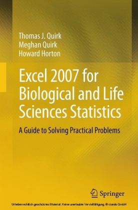 Excel 2007 for Biological and Life Sciences Statistics