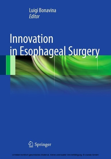 Innovation in Esophageal Surgery main product photo
