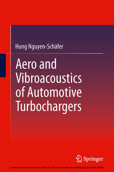 Aero and Vibroacoustics of Automotive Turbochargers main product photo