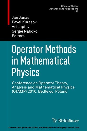 Operator Methods in Mathematical Physics main product photo