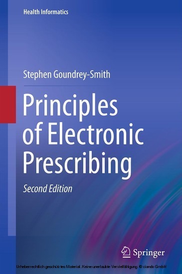 Principles of Electronic Prescribing main product photo