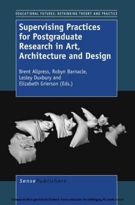 Supervising Practices for Postgraduate Research in Art, Architecture and Design
