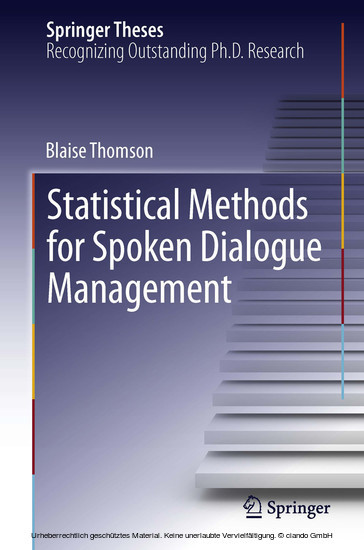 Statistical Methods for Spoken Dialogue Management main product photo