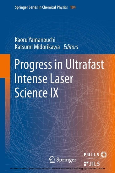 Progress in Ultrafast Intense Laser Science main product photo