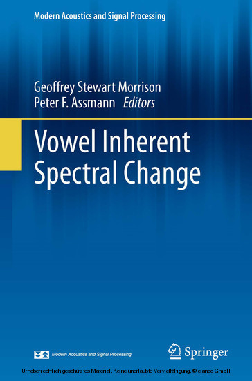 Vowel Inherent Spectral Change main product photo