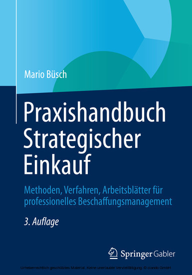 Praxishandbuch Strategischer Einkauf main product photo