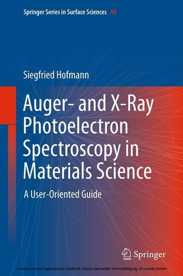 Auger- and X-Ray Photoelectron Spectroscopy in Materials Science main product photo