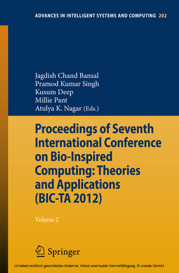 Proceedings of Seventh International Conference on Bio-Inspired Computing: Theories and Applications (BIC-TA 2012) main product photo