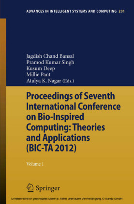 Proceedings of Seventh International Conference on Bio-Inspired Computing: Theories and Applications (BIC-TA 2012)