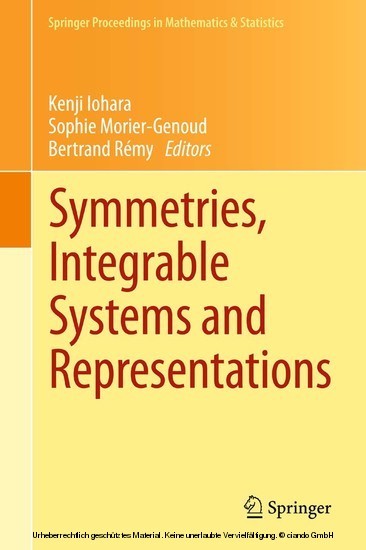 Symmetries, Integrable Systems and Representations main product photo