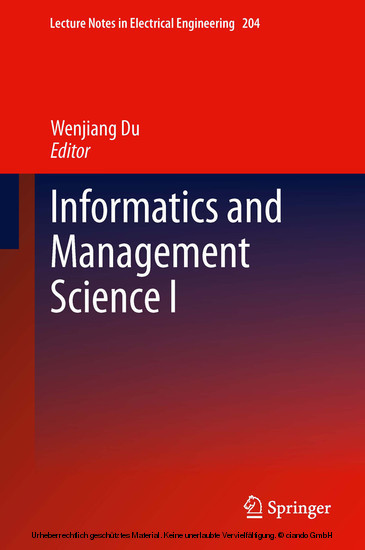 Informatics and Management Science I main product photo