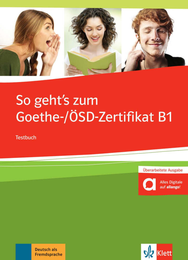 So geht's zum Goethe-/ÖSD-Zertifikat B1, Testbuch mit 3 Audio-CDs main product photo