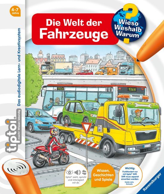 tiptoi® Wieso? Weshalb? Warum? - Die Welt der Fahrzeuge main product photo