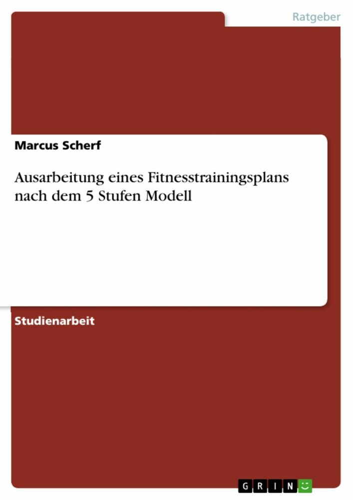 Ausarbeitung eines Fitnesstrainingsplans nach dem 5 Stufen Modell main product photo