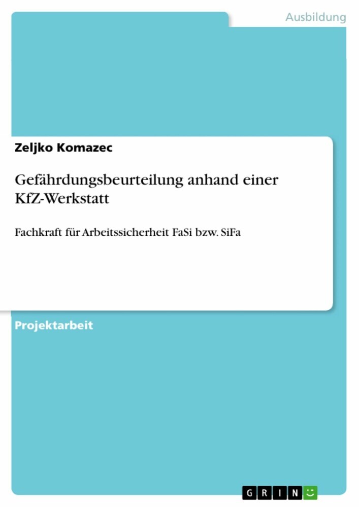 Gefährdungsbeurteilung anhand einer KfZ-Werkstatt main product photo