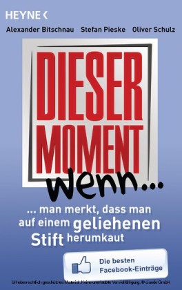 Dieser Moment, wenn man merkt, dass man auf einem geliehenen Stift herumkaut