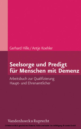 Seelsorge und Predigt für Menschen mit Demenz main product photo