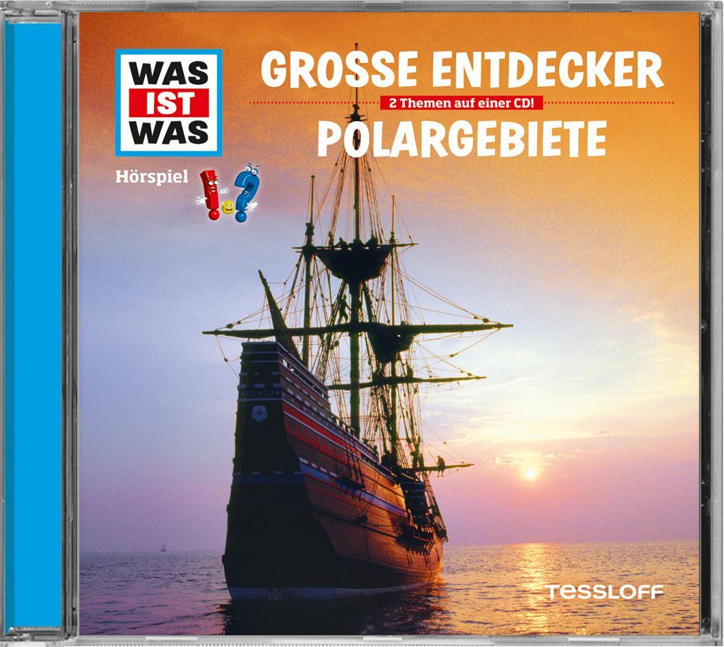 WAS IST WAS Hörspiel: Entdecker / Polargebiete, Audio-CD main product photo